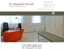 Tablet Screenshot of elisabethknirsch.at